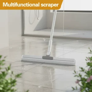 Heavy-Duty Industrial 35 cm Plastic Floor Squeegee for Bathroom and Tile Cleaning