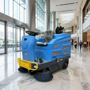 Heavy Duty Industrial Road Sweeper Machine with 1450mm Sweeping Width and 250L Water Tank