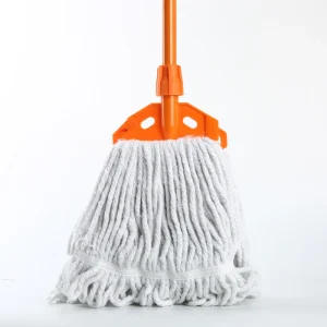 Heavy-Duty Industrial Steel-Pole Cotton String Wet Floor Cleaning Mop