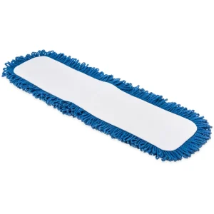 Heavy-Duty Microfiber Flat Industrial Mop Refill with Commercial-Grade Looped Yarn for Wet and Dry Floor Cleaning
