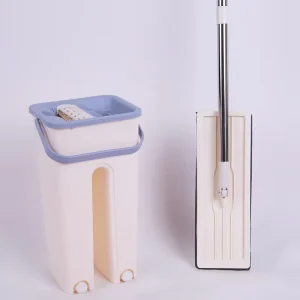 Heavy Duty Microfiber Mop Bucket for Floor Cleaning Eco friendly Washable Pads Adjustable Handle for Hardwood Tile Laminate