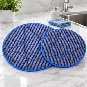 Heavy Duty Microfiber Polishing Pad Bonnet Reusable Carpet & Floor Mop Cleaning Pad