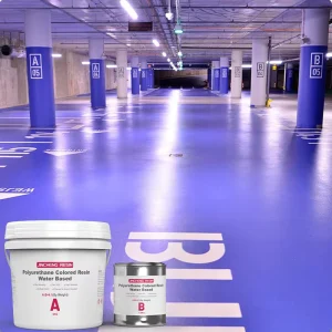 Heavy-Duty PU Flooring System Anti-Slip Abrasion-Resistant Water-Based Polyurethane Coating for Parking Areas