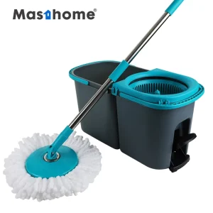 Heavy Duty Pedal Hot Selling Mops Floor Cleaning Bucket Set Microfiber 360 Spinning Steel Magic Wet Mopping Magic Mop