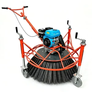 Heavy Duty Rotary Brush Manual Push Floor Sweeper for Warehouse Cleaning