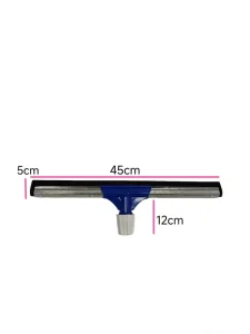 Heavy-Duty Rubber Floor Squeegee with Stainless Steel Frame for Commercial and Industrial Water Removal
