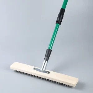 Heavy Duty Steel Wire Brush Household Floor Scraping Wiper Tool Efficient Cleaning Broom Brush