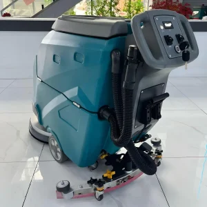 Heavy-Duty Walk-Behind Floor Scrubber for Tile Floors