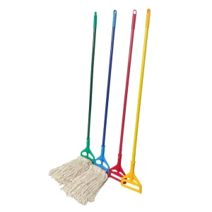 Heavy Duty Wet Cotton Mop With Cotton Yarn And Metal Handle