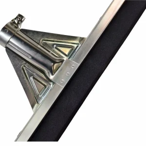 Heavy-Duty Zinc-Plated 22 in 30 in Floor Squeegee with EVA Rubber for Floor Cleaning