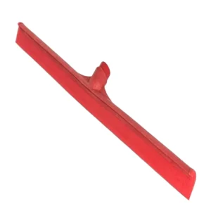 Heavy Straight Metal Floor Squeegee with Curved Rubber Blade