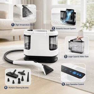 High Capacity Automatic Sanitizing Machine Steam Vacuum Cleaner for Commercial Cleaning Companies