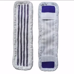 High-Density Absorbent Self-Adhesive Floor Cloth Mop with Replaceable Head and Automatic Wringing