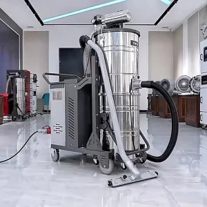 High-Efficiency Filter Industrial Wet and Dry Vacuum Cleaner with Digital Automatic Ash Cleaning