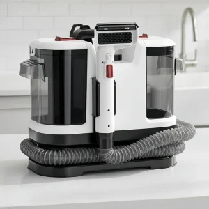 High Efficiency Portable Handheld Compact Plastic Body Limpiador De Alfombras Spot Carpet Cleaner with Removable Water Tank