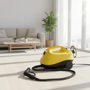 High Power Portable Cleaning Machine 30min Runtime 1.5m Hose 40 45g min Steam Output Steam Cleaner Device For Floor