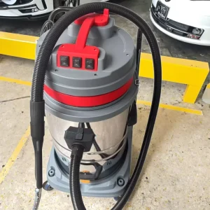 High-Power Stainless Steel 80L Wet and Dry Commercial Industrial Vacuum Cleaner with Water Filter and Drum