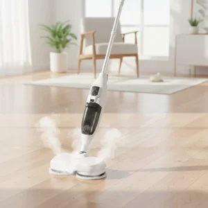 High-Pressure 8-in-1 Multifunctional Nozzle Electric 1300W Steam Cleaner Spin Dual Floor Mop