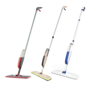 High Quality 360 Degree Quick Dry Water Spray Mop Detachable Handle with Wet & Dry Floor Cleaning Aluminum Steel Pole Good Price
