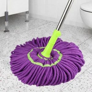 High Quality Custom Color Magic Microfiber Mop Easy to Use Twist Method for Home Factory