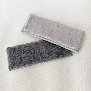 High Quality Eco-Friendly Recyclable Microfiber Cloth Mop Head Single Flat Replacement with Four-Side Wringing Aluminum Handle
