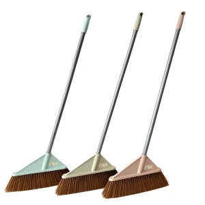 High Quality Fancy Floor Telescopic Plastic Handle Eco Friendly Waterproof Soft Bristles Household Garden Cleaning Factory