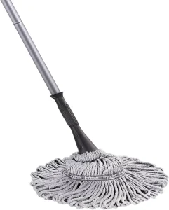 High Quality Household Cleaning Stainless Long Handle Reusable Head Easy Wring Mop Wet Mop