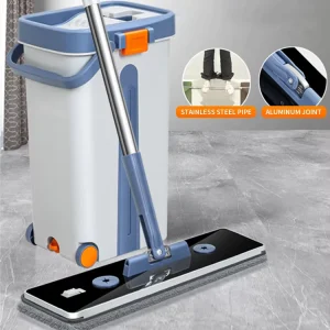 High Quality Household Hand Free Multifunctional Double Bucket Floor Cleaning Mop Bucket With Wheel