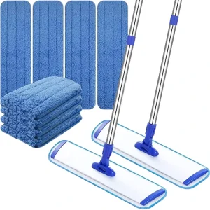 High Quality Multi Functional Aluminum Flat Mop Dry Wet Replacement Cleaning Microfibre Mop Head Steel Sustainable 90% 100%
