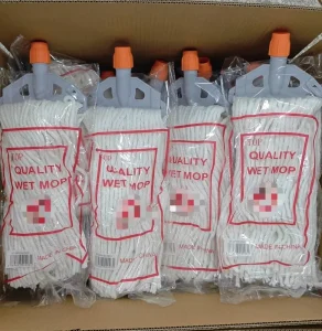 High Quality Plastic Mop and Broom Home Use Cotton Wet Cotton Mop With Handle