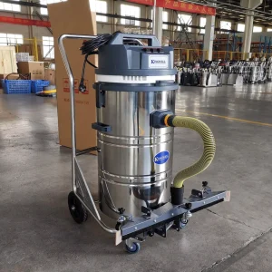 High Quality Wet and Dry Vacuum Cleaner Heavy Power Large Capacity Industrial Vacuum Cleaner With Wheel
