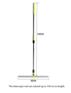 High Quality Wipers Floor Bathroom Professional Silicone Squeegee With Stainless Steel Handle Telescopic Rod Household
