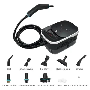 High Temperature Steam Cleaner with 1250ml Capacity Steam Settings 100℃ Steam Portable Design for Car and Floor Cleaning