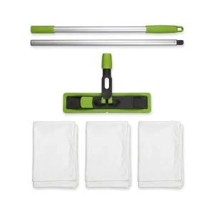 High Water Absorption Lint-Free Anti-Static ESD Protective Telescopic Handle Washable Replaceable Flat Mop