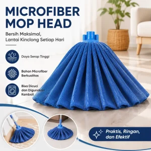 Highly Absorbent Mop Head Replacement for General and Floor Cleaning Mop