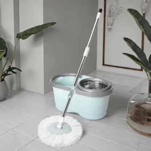 Highly Popular 360 Degree Rotatable Adjustable Cleaning Mop and Bucket Set for Bathroom Mop for Household Cleaning