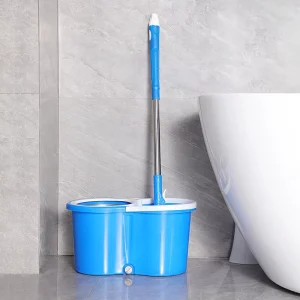 Home Clean Spin Magic Mop 360 Stainless Steel Twist Bucket Set Hand Free Rotating Mop Floor Cleaning