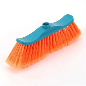 Home Cleaning Brooms Plastic Brush Head with Handle Durable Household Floor Cleaning Sweeper Easy Cleaning Tool