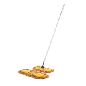 Home Cleaning Cotton Mop Plastic Broom and Mop Household Cleaning Set