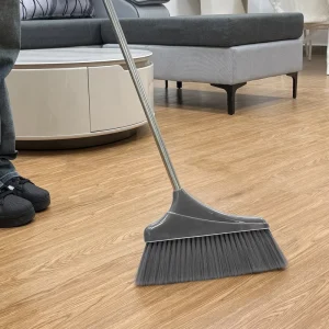 Home Cleaning Tools Stainless Steel Broom and Floor Mop Pet Head Soft Bristles Plastic Broom Stick