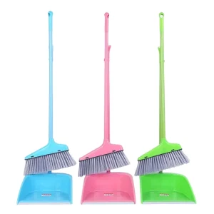 Home Floor Sweeper Household Cleaning Tools Set Cleaning Brush Broom Dustpan Stand Dustpans & Broom for Garbage Cleaning