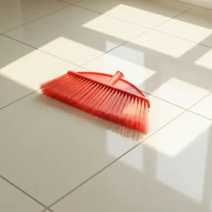Home Office Angle Plastic Floor Cleaning Broom PET and Steel Broom Stick with Dustpan PP Broom Head