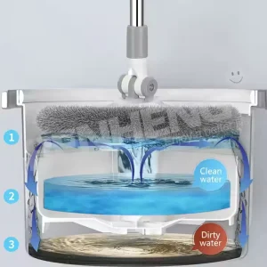 Home Supplies Clean and Dirty Separated Spinning Mobs & Floor Cleaning Mops Hot Selling Household Cleaning Products in