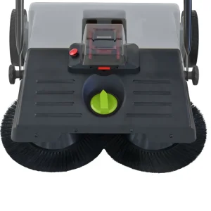 Home-Use Manual Fuel-Powered Walk-Behind Road Sweeper with Plastic Brush for Artificial Turf