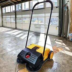Home Use Manual Walk-Behind Ride-on Floor Sweeper for Farm and Street Cleaning