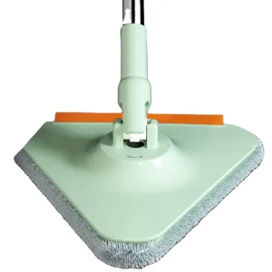 Homettler Household Hands free Steel Triangular Mop 360 Rotatable Eco Friendly Floor Wall Window Water Brush Cleaner
