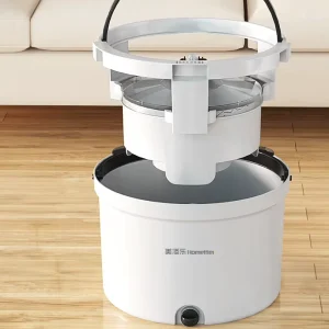 Homettler Mops Cleaning High quality 360 Magic Spin Pole Microfiber Mop Floor Cleaning Fast Dehydration Mop with Bucket