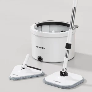 Homettler Mops Spin Mop 360 Supplier New Style Cleaning Tool Mop Bucket Set 360 Rotating Lazy Mop for Kitchen Living Room