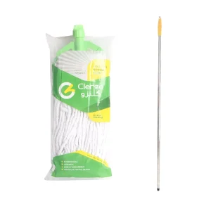 Hot Deals Looped Open Cotton Wet Mop Clamp on Wet Mop Handle Highly Absorbent for All Hard Surfaces