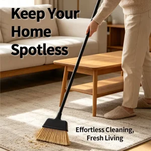 Hot Sales Factory Plastic Floor Head Broom Brooms & Dustpans for Cleaning